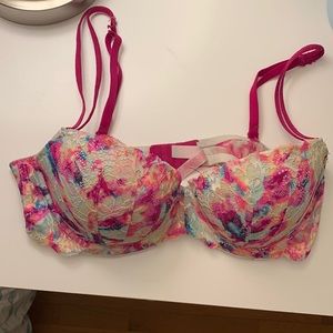 Victoria’s Secret Pink Floral Push Up Bra